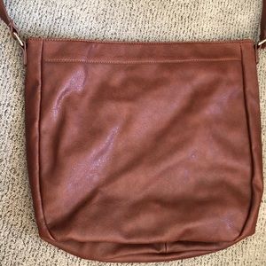 Crossbody brown bag